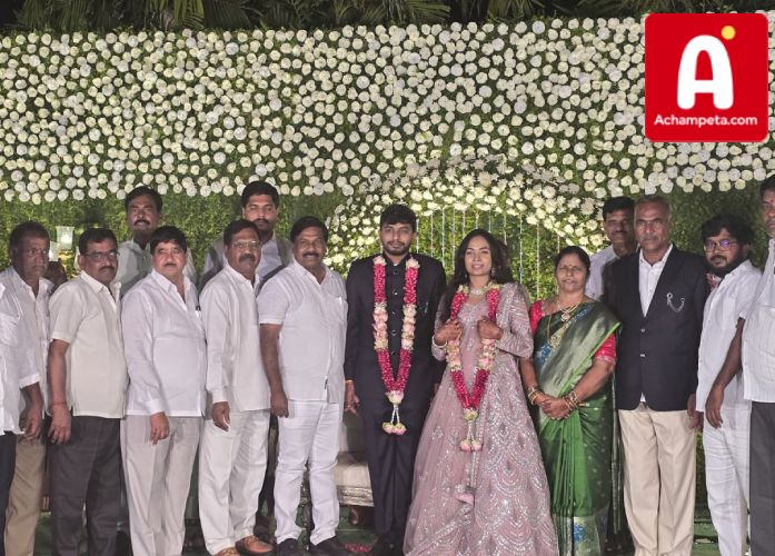 నూతన వాడెవరులను ఆశీర్వదించిన ఎమ్మెల్యే వంశీకృష్ణ...