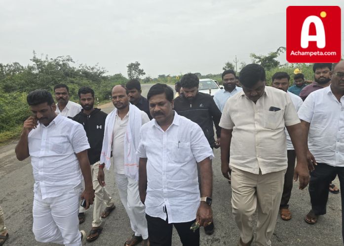 అప్రమత్తంగా ఉండాలి: చంద్రసాగర్ ప్రాజెక్టును పరిశీలించిన ఎమ్మెల్యే వంశీకృష్ణ