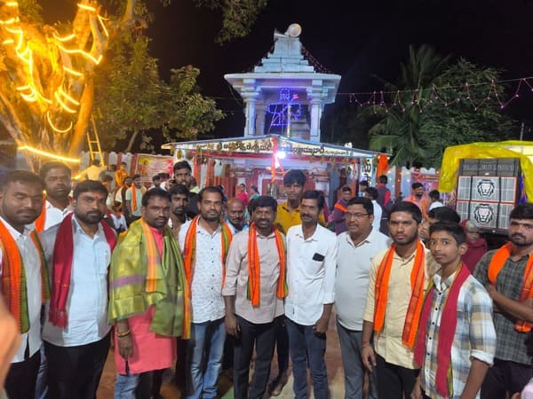 అమ్రాబాద్ నవరాత్రి ఉత్సవాల లో మాజీ ఎమ్మెల్యే గువ్వల బాలరాజు...